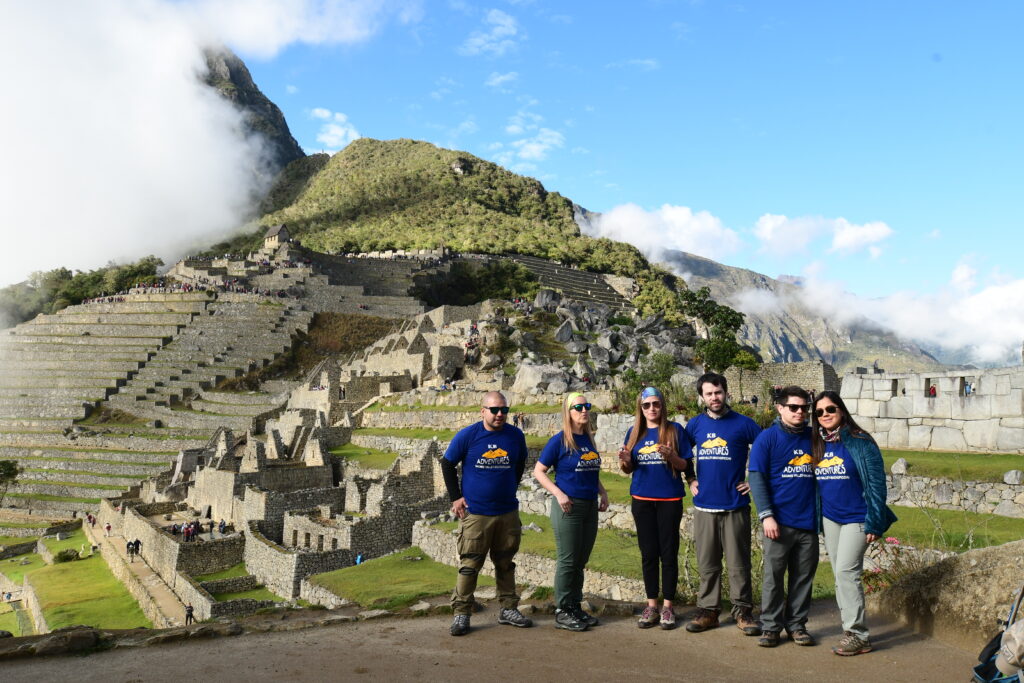 Staff at Machu Picchu